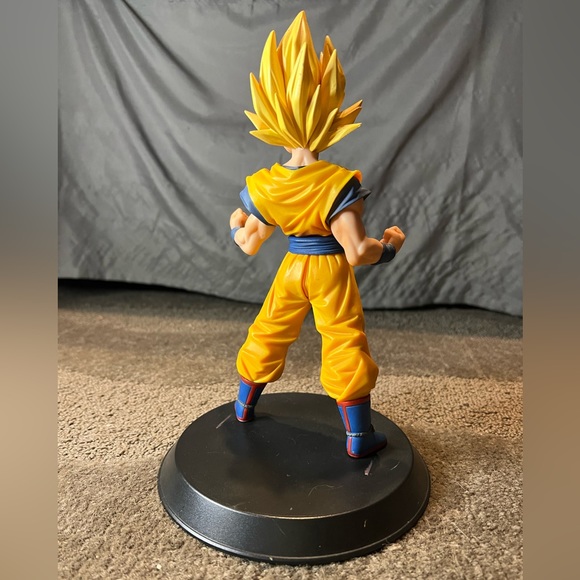 Banpresto 2005 Dragon Ball Z Super Saiyan Goku Large Figure Anime Japan Shonen - Picture 3 of 16
